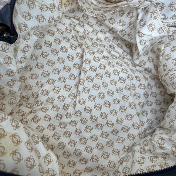 Louewe Black Large Leather Duffel Bag - Picture 9 of 15